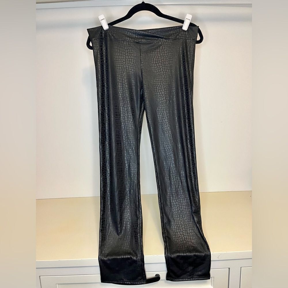 NWOT- Heimish sheer snakeskin pant/leggings- fit med/large